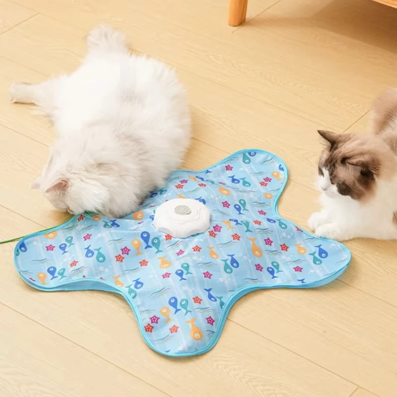 

Electric cat turntable pet toy self-stimulating and relieving boredom automatic intelligent cat funny stick sports consumption
