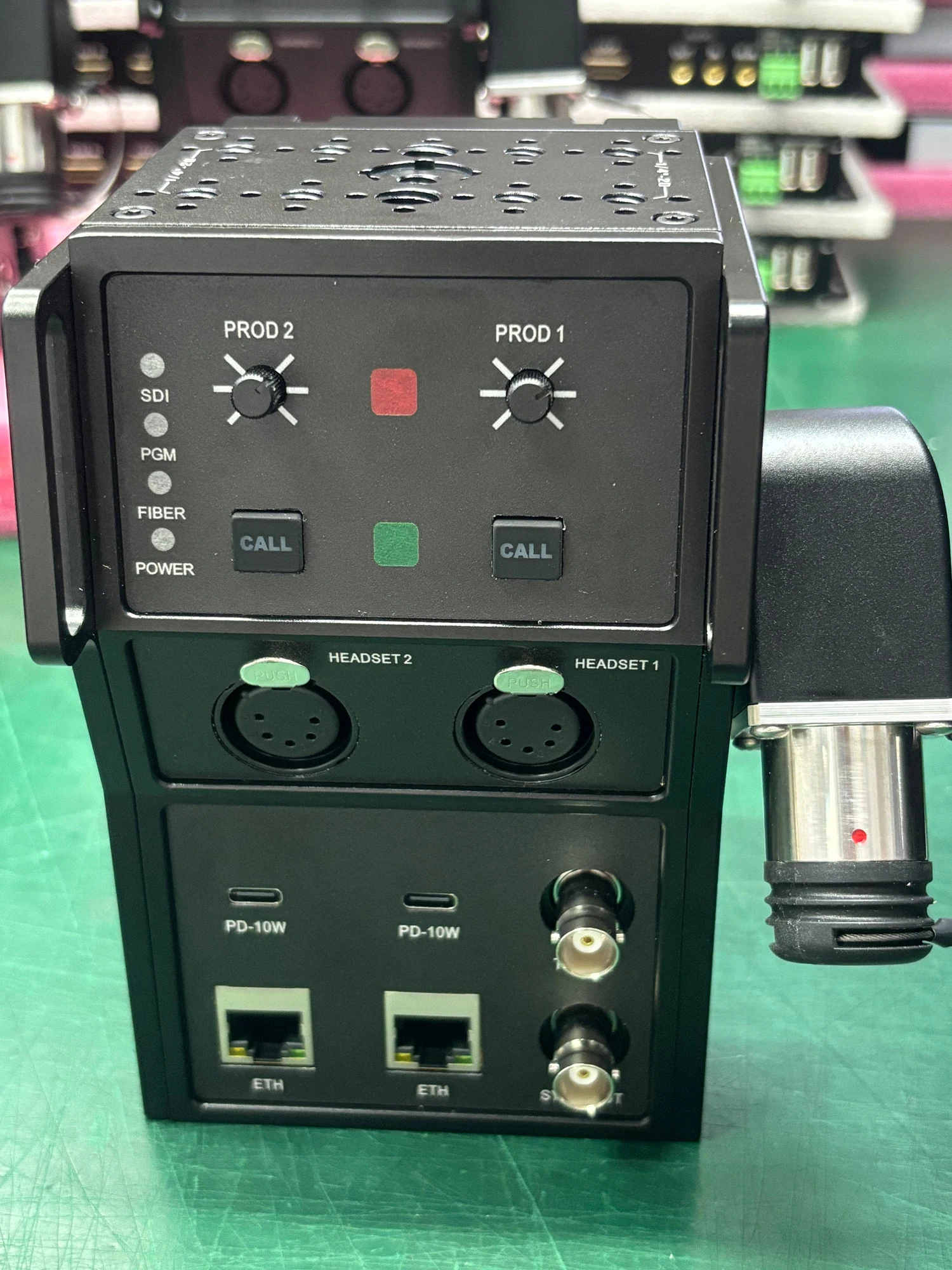 12G SDI Video/Ethernet Converter with Tally/Intercom Over Fiber Extender Transmitter Receiver