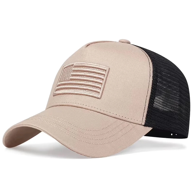 Unisex-Baseballkappen mit amerikanischer Flagge und Stickerei, für Frühling und Sommer, für den Außenbereich, verstellbare Freizeithüte, Sonnenschutzhut, Sportkappe – Detail 9