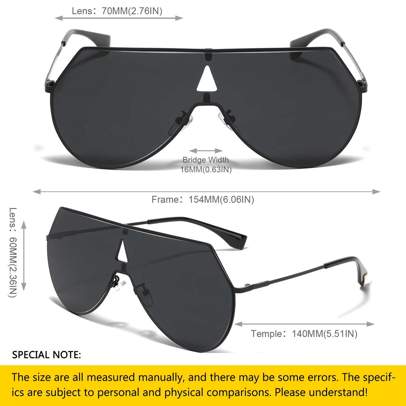نظارات شمسية ريترو بايلوت للنساء والرجال بتصميم دائري كلاسيكي، عدسة مسطحة من قطعة واحدة للحماية من الأشعة فوق البنفسجية