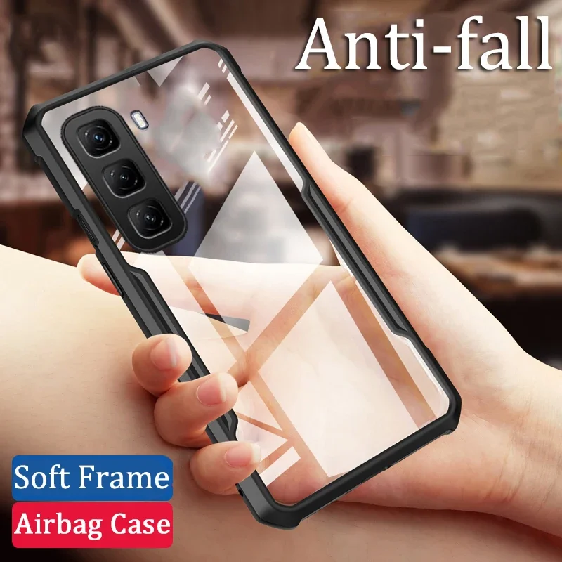 Casing Ponsel untuk Infinix Hot 60 Pro Plus 5G Casing Cangkang Pelindung Bumper Tahan Benturan Penutup untuk Infinix Hot 60i 60 Pro Plus