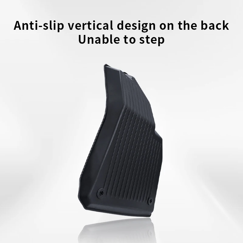 For Tesla Model Highland3 3PCS Master and copilot and back row Floor MatsAbsorbent plastic waterproof foot pad TPE Style  Precis