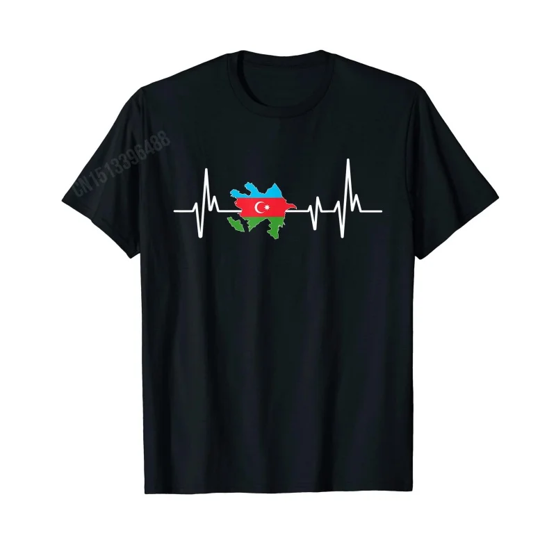 Men Women T Shirt More Design Azerbaijan Azerbaijani Flag souvenir T-shirts Hip Hop Tops 100% Cotton  Tees