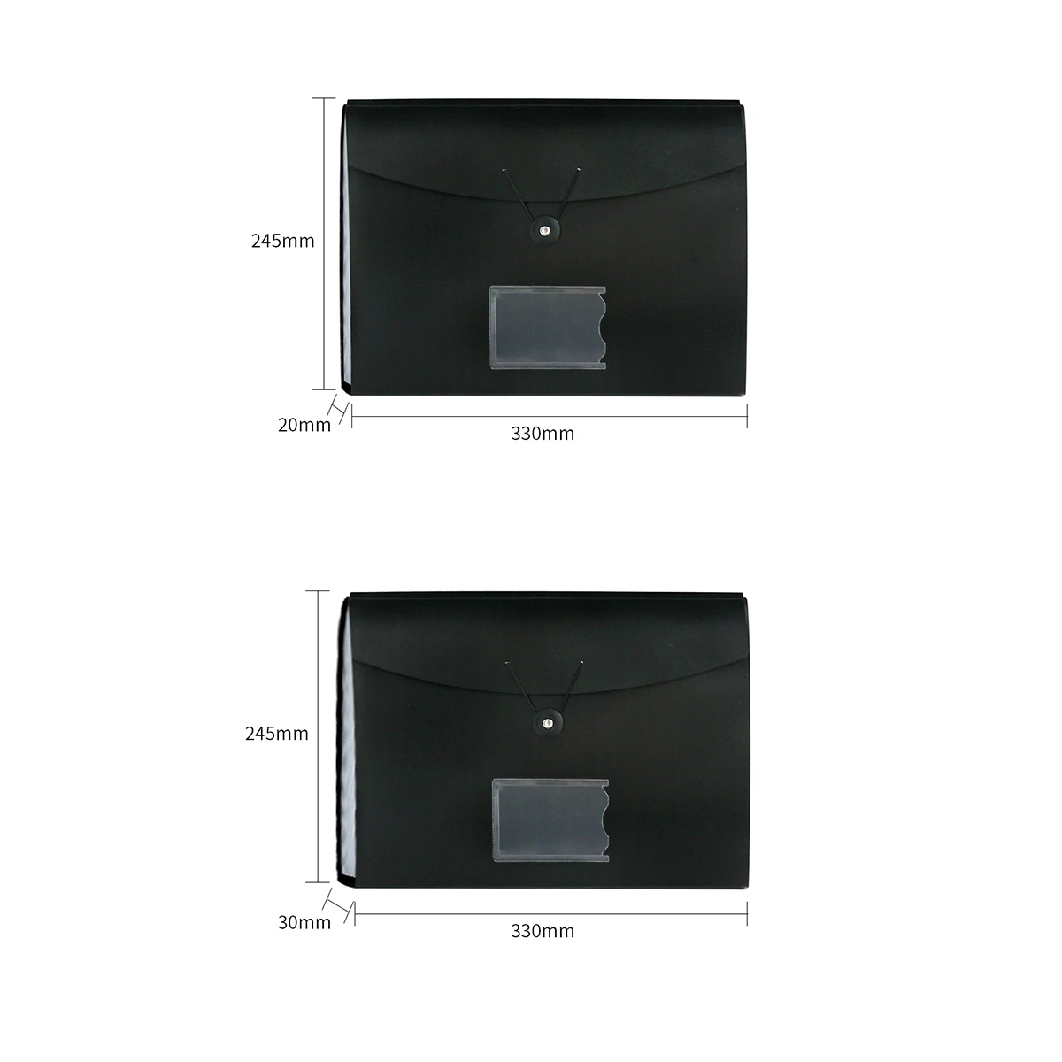 AU61-Accordian File Organizer กระเป๋าขยายแฟ้มโฟลเดอร์พลาสติกขยายแฟ้มโฟลเดอร์ทนทาน