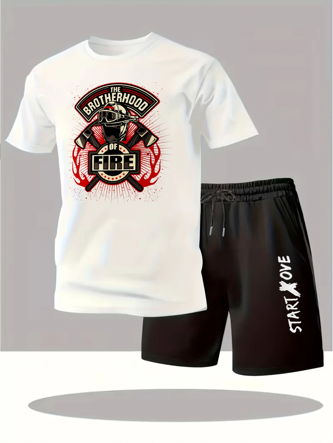 

Мужские комплекты 2025: Новинка! Модные мужские костюмы-чандалы, мужские костюмы с принтом, графические спортивные костюмы Y2K с коротким рукавом, спортивный костюм для мужчин.