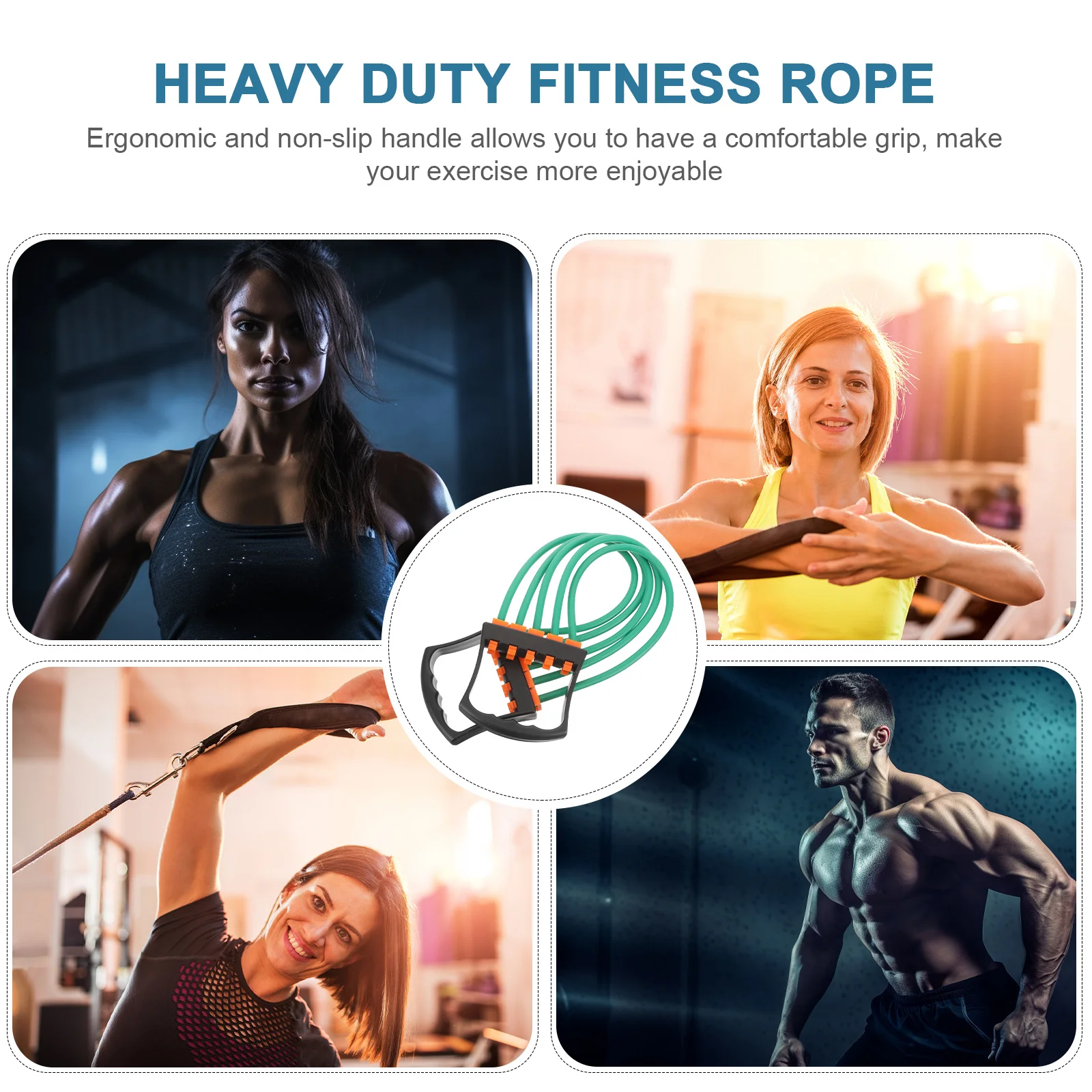 

Chest Expander Rope Fitness Resistance Band Heavy Duty Pulling Strap For Strength Training Yoga Pilates Workout Equipment