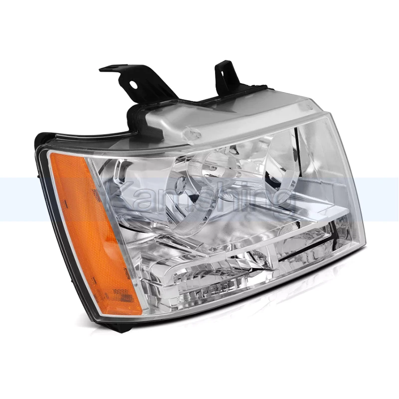US Version a pair Front Bumper Headlight For Chevrolet Avalanche/Suburban Tahoe 2007-2014 Head Light Headlamp Head Lamp