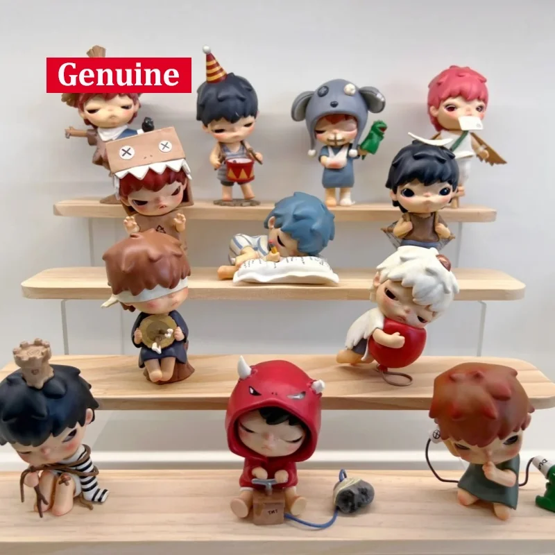 Original POPMART Hirono mime series Ono 4.0 blind box trendy toy figurine car ornament mysterious box girl holiday special gifts