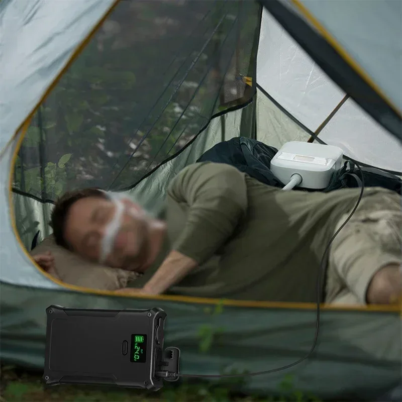 36000mah 12V CPAP Battery Bank Laptop Powerbank Fasting Charging Out Door Camping Power Bank IP66 50000mah Solar Panel Charhing