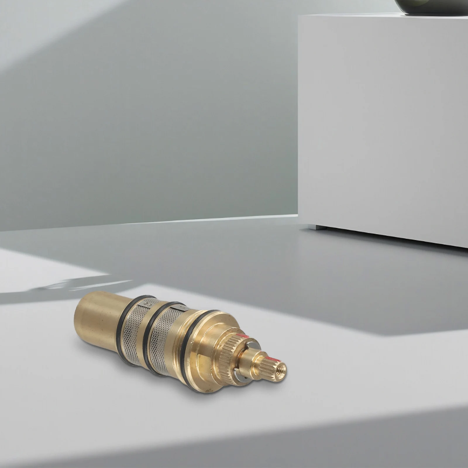 Thermostatic Cartridge Shower Mixer Valve Bar Repair Kit Brass Material Compatible with Various Shower Systems