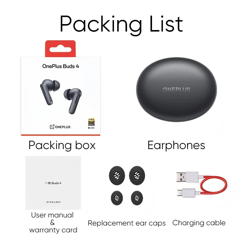 OnePlus Buds 4 Wireless Earphones Long Range IP55 Waterproof AI Call Noise Reduction Portable Earbuds 5.4 For OnePlus 13 13T