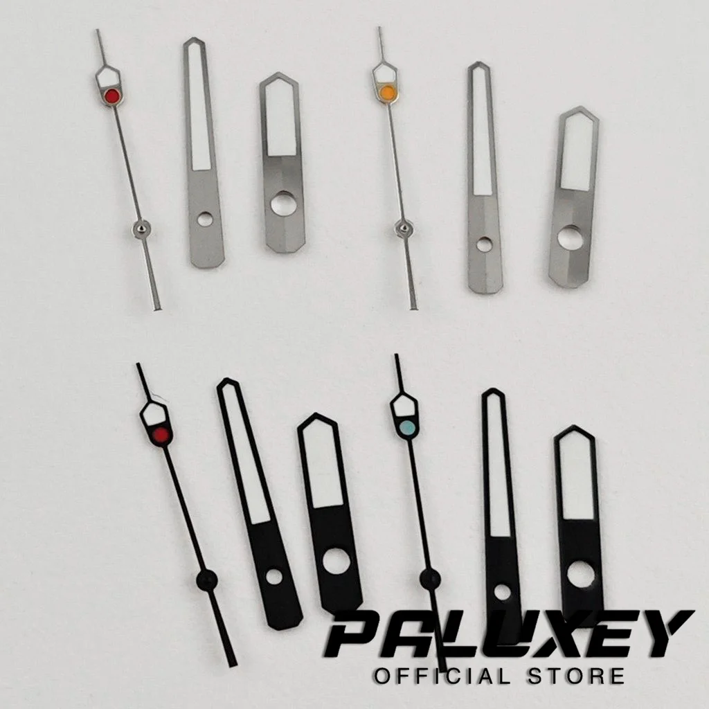 NH35 Green Luminous Silver Watch Hands Luminous Hands Fit For NH34 NH35 NH36 7S26 7S36 4R35 4R36 Automatic Movements 2