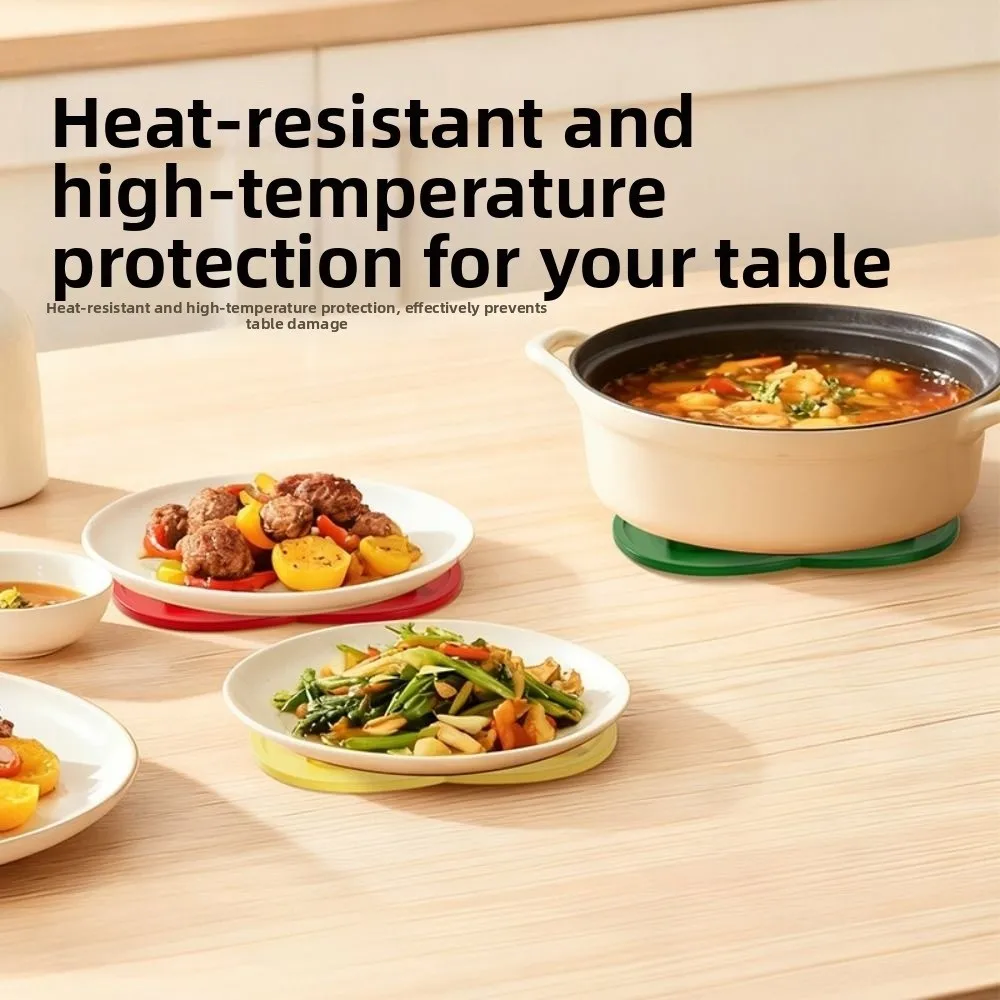 

Durable Soft Silicone Pot Lid Drain Mat Multifunctional Heat Insulation Non-slip Mat Board Holder Bathroom Kitchen Accessories