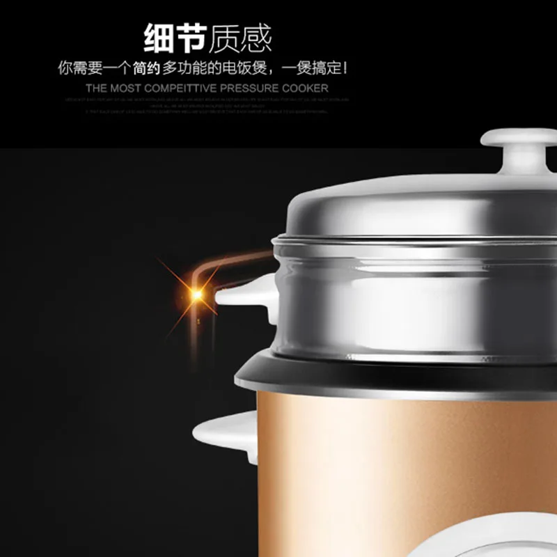 Double Electric Hot Pot Rice Cooker Steamed Meat Functional Chinese Hot Pot Food Dishes Non-stick Big Fondue Chinoise Cookware