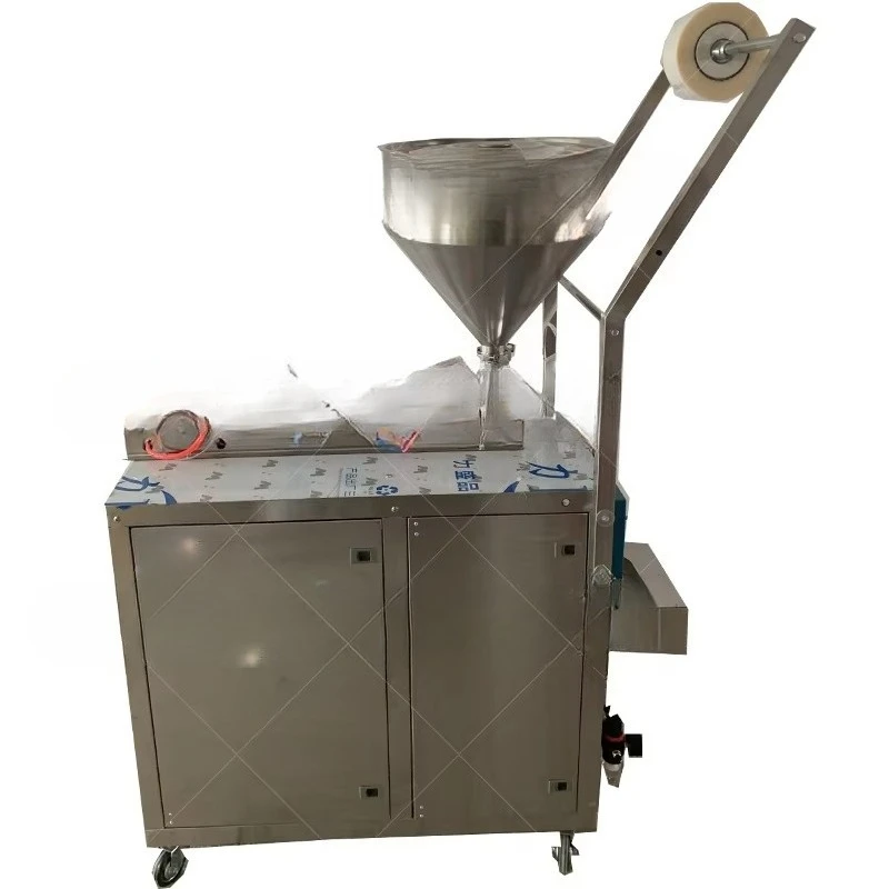 

Automatic paste packaging machine, ketchup, chili sauce, cat strips, three-sided sealing sauce packaging machine