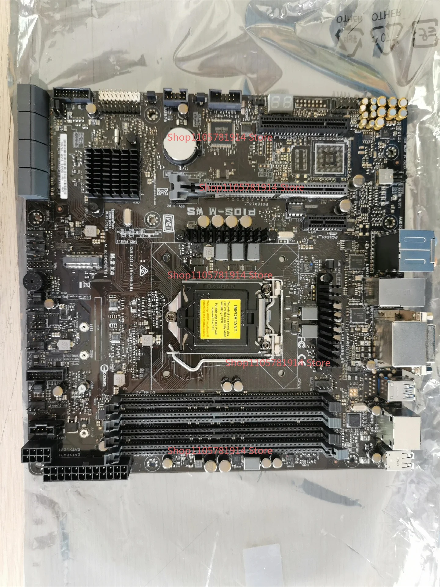 For Original ASUS P10S-M WS Workstation 1151 Dual Network Interface Card DDR4 Server Main Board