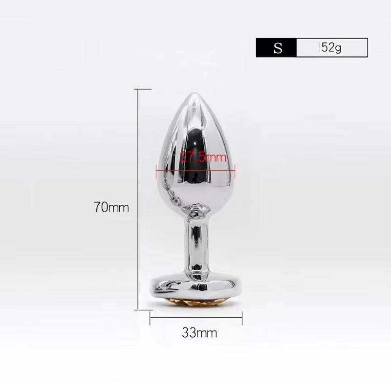Маленькая Анальная пробка, анальные секс-игрушки в форме сердца, металлические Гладкие сексуальные игрушки из нержавеющей стали для женщин, анальная
