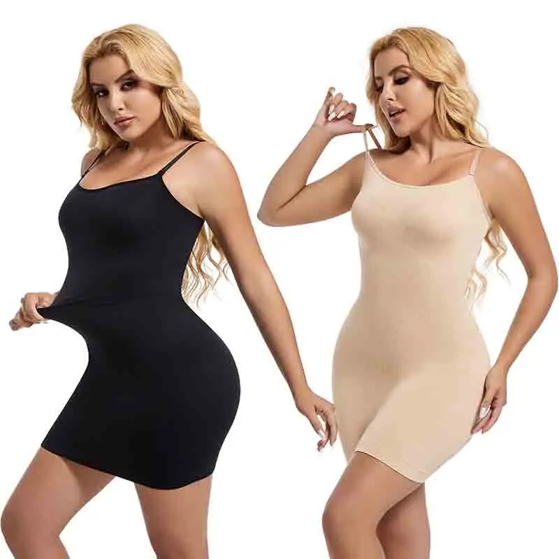 

Naisstoo Shapewear Dress Tight Slimming Control Dress Women Ful Body Shaper Dress Tummy Control