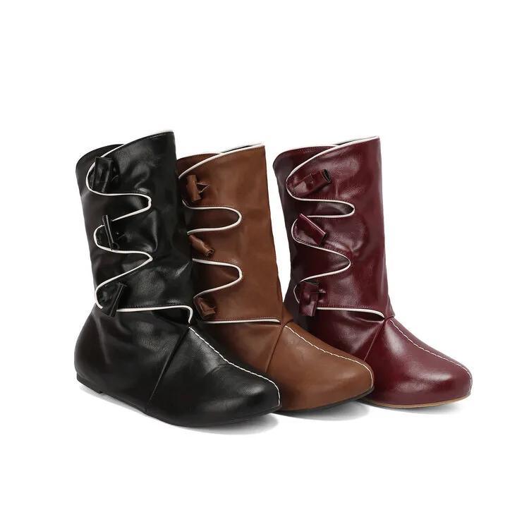 

Комфортные женские ботильоны из мягкой кожи, новинка 2026, женская обувь на плоской подошве с круглым носком