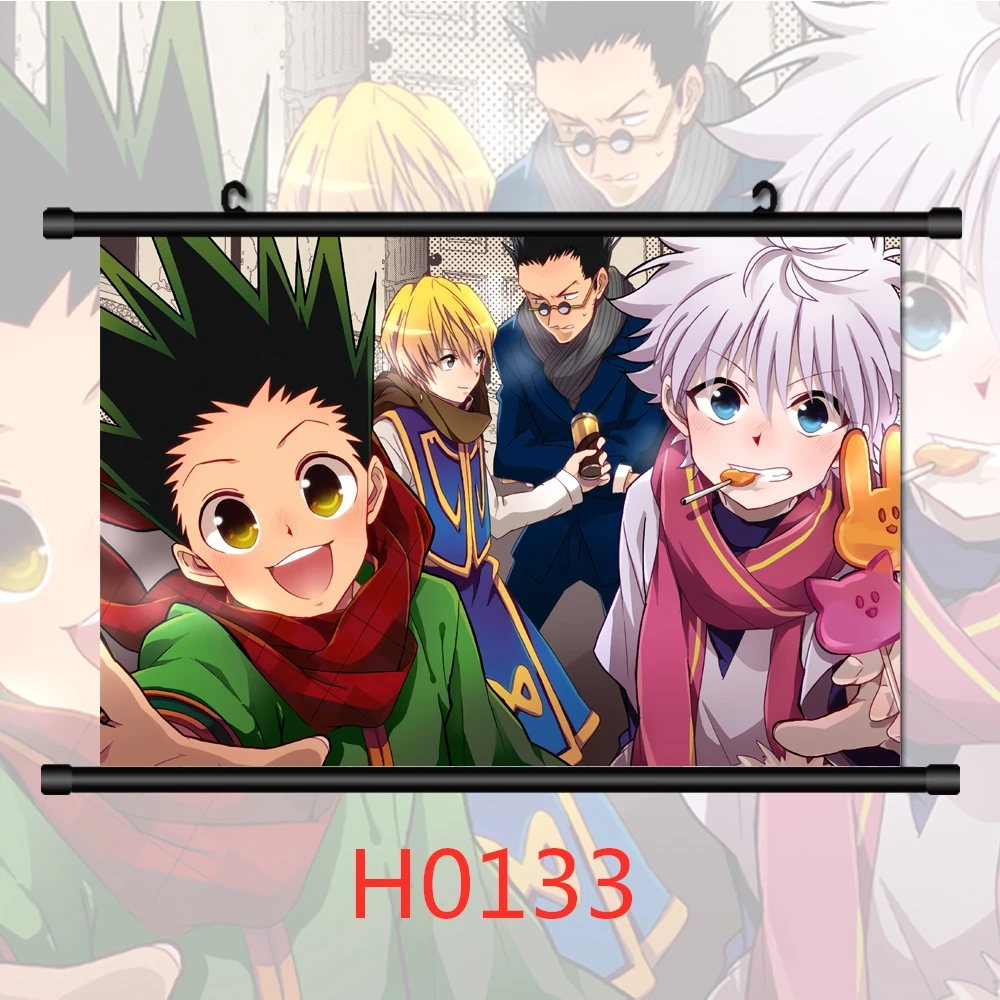 Animation Hunter X Hunter Canvas Painting Gon Killia Kurapika Hisoka Home Decoration Wall Art Posters Prints Pictures No Frame