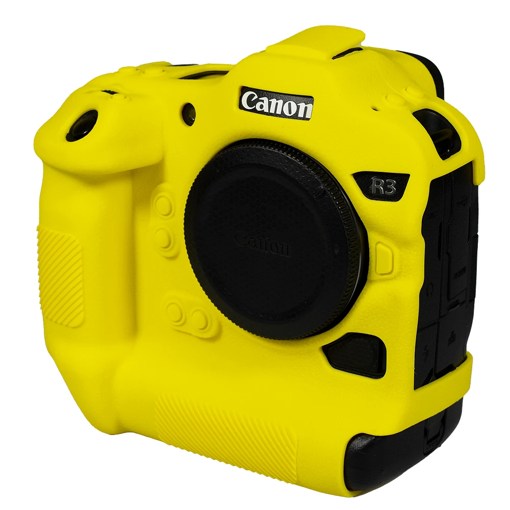 SETTO R3 Silicone Cover Rubber Silicone Camera Case Cover Skin for Canon EOS R3
