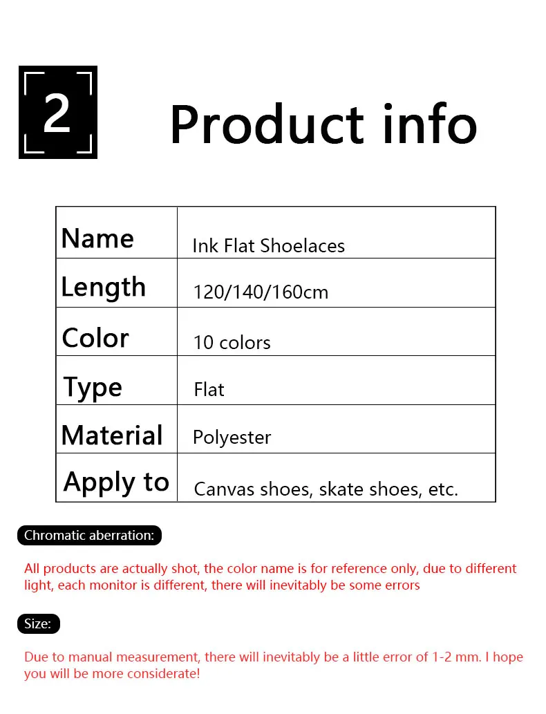 Flache, farbige Schnürsenkel für Sneaker, Canvas-Schuhe, Freizeitschuhe und Tennisschuhe, bunte Schuhbänder für Damen und Herren, 120/140/160 cm. – Detail 6
