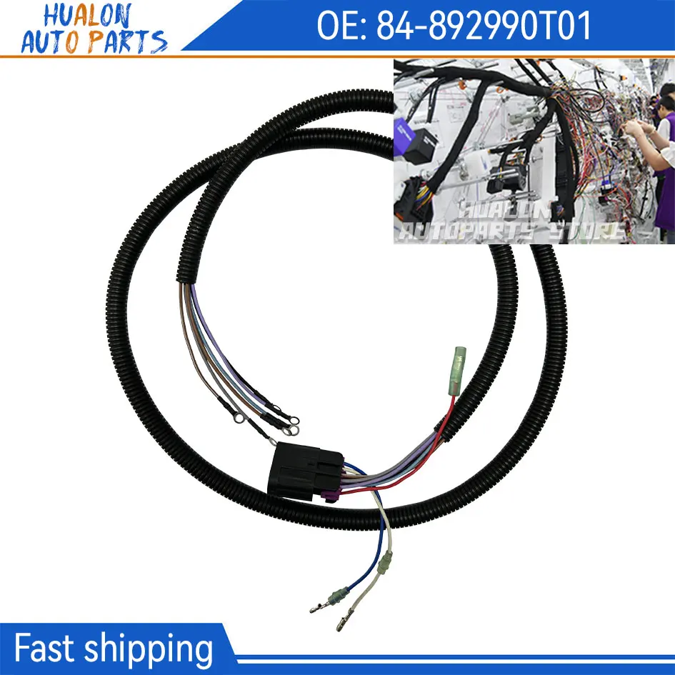 

84-892990T01 приборная проводка для Mercury Mariner Quicksilver Mercruiser, подвесной двигатель 84-892990A01