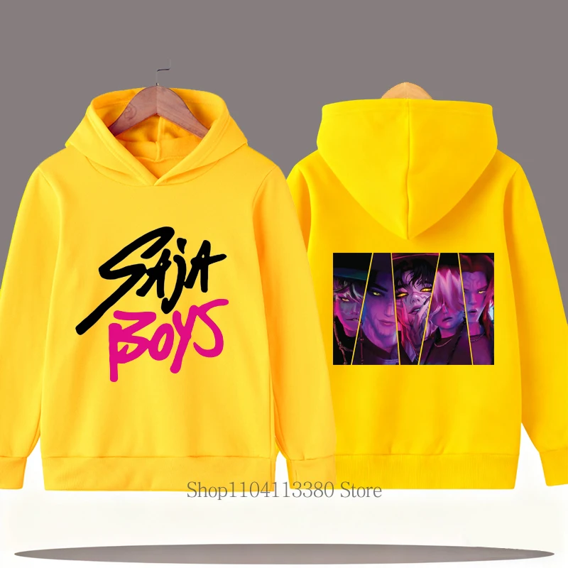 Saja Boys جرافيك طباعة الأطفال هوديي الأولاد الخريف الشتاء عارضة أزياء بارد كم طويل قمم الصوف الاطفال البلوز بلوزات #4