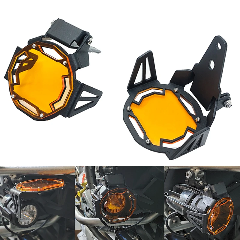 Motorcycle Flipable Fog Light Protector Guard Lamp Cover For BMW K1600B K1600GT K1600GTL R1250RT R1250RS R1200RS 2016-2023