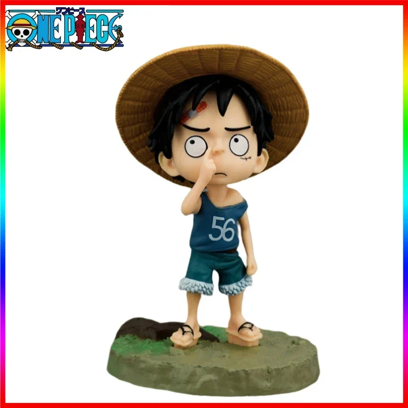 

One Piece Anime Figure 12CM Luffy Action Figure Model Toy PVC Statue Desktop Car Ornament Gift Collection For Fans Birthday