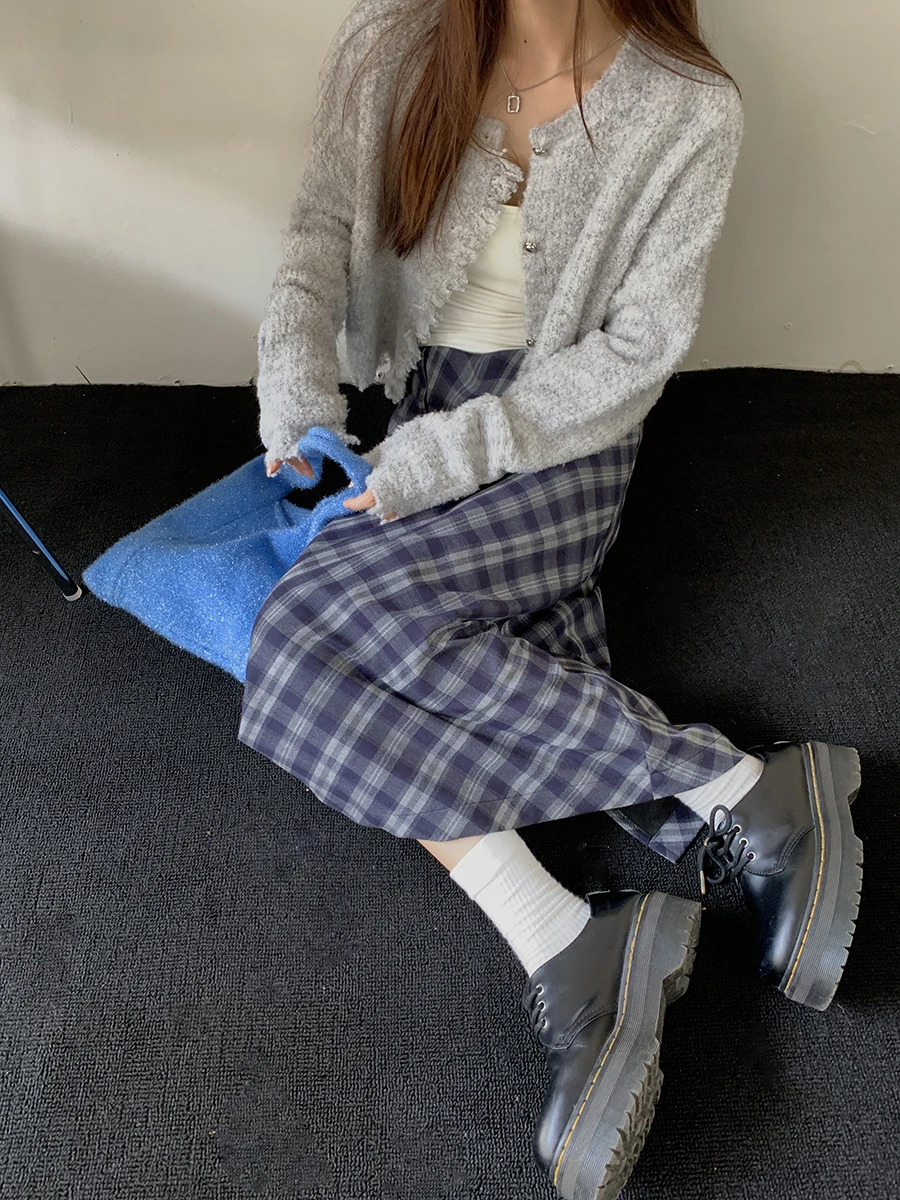 

ay Вязаный свитер женский ort Sve Long Sve Faion Sle Осень Новое поступление G Sle Commute Simple Casual Low ro...