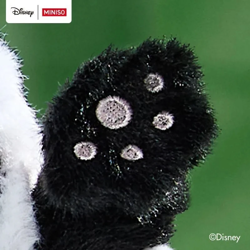 Miniso Stitch Figure Vinyl Plush Toy Stitch Panda Version Chinese Region Anime Figure Doll Pendant Keychain Ornament Toys Gift