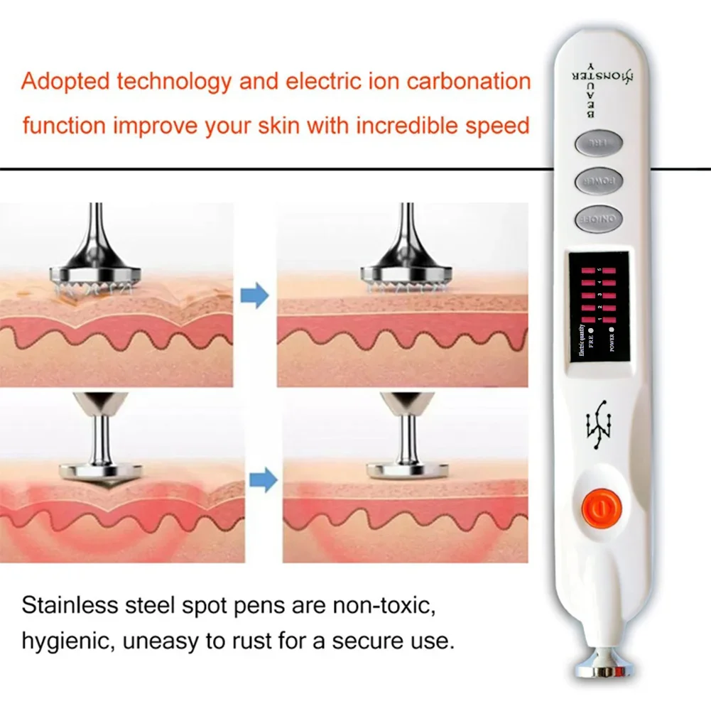 Penna al Plasma pigmento per macchie scure professionale rimuovi talpa Tattoo Wart Eye Lifting con sostituire l\'ago a testa tonda Fine