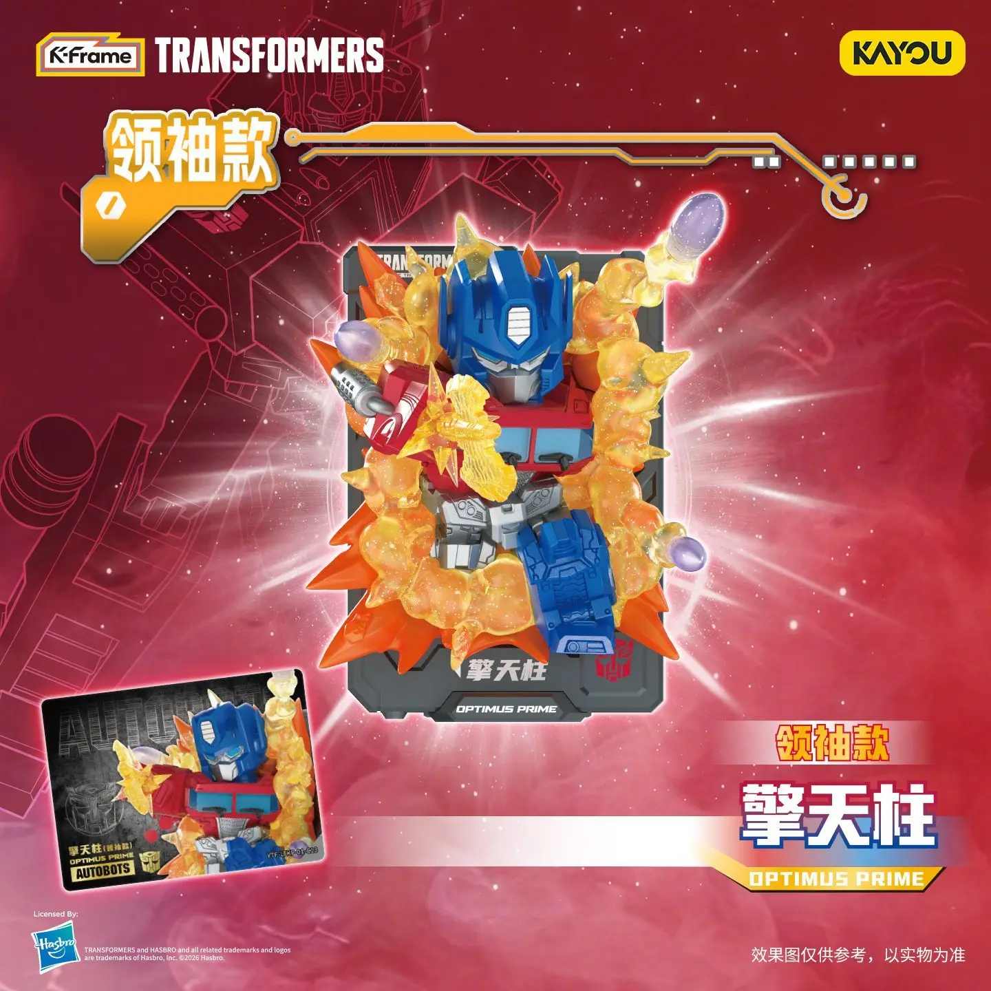 KAYOU Official Transformers Vol.1 3D Character Card Blind Box Optimus Prime Holographic Embossed Shining Collectible Gift Toy