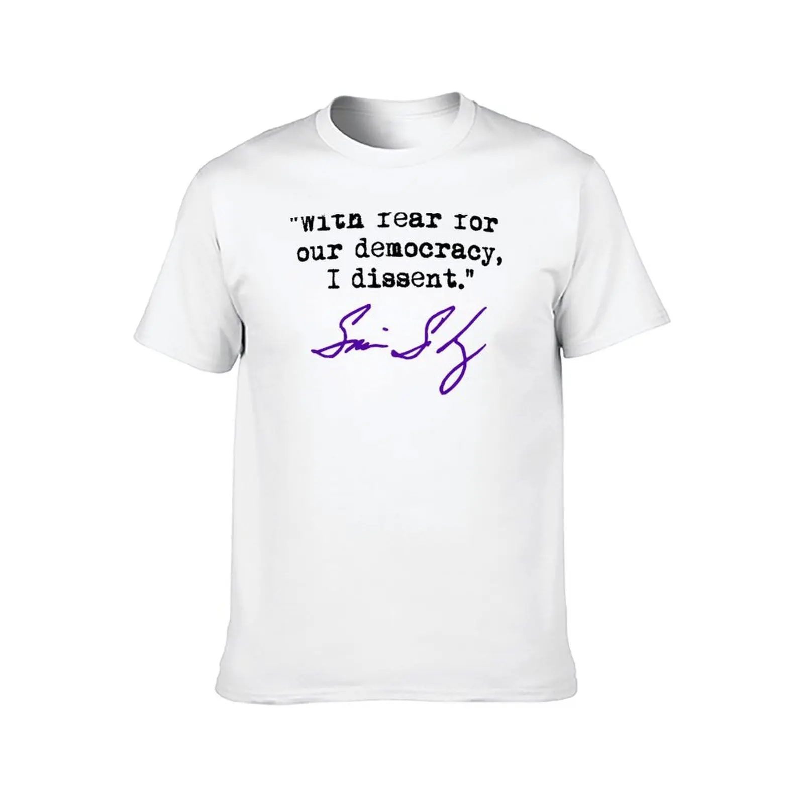 I for T-Shirt (black funny our Justice t for democracy, tshirt graphic purple) dissent. fear Sotomayor man - shirts anime With