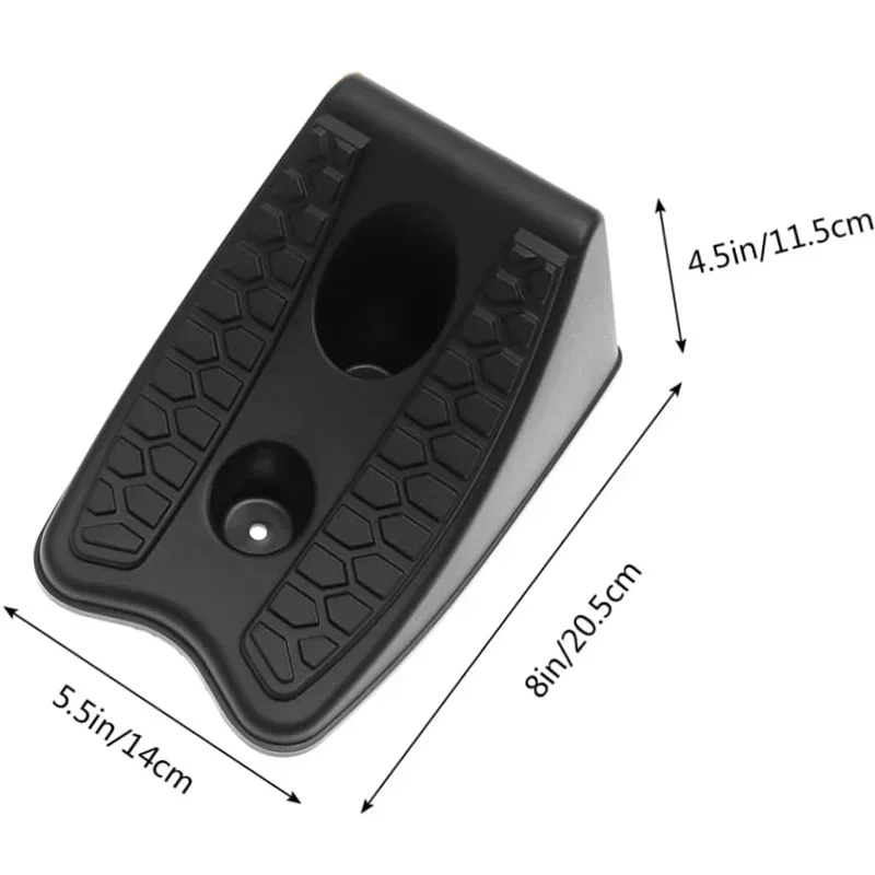 1/2pcs Car Trailer Wheel Chock Anti-slip Vehicle Truck Tire Stop Block Parking Wedges Car ATV RV Stopper Wheel Alignment Block