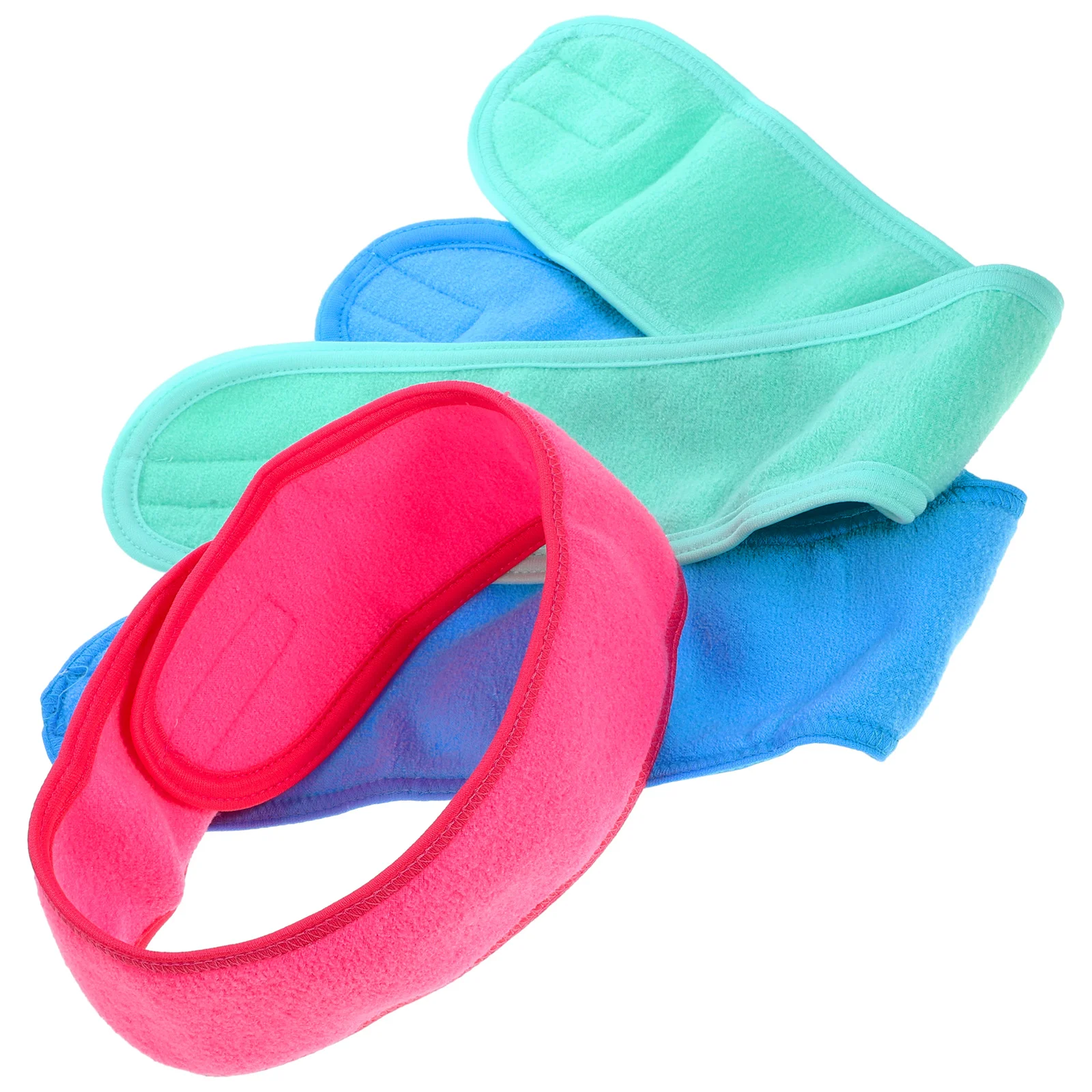 

3Pcs Elastic Headbands for Women Sports Wash Hair Bands Breathable Skincare Accessories Adjustable Colored Headband