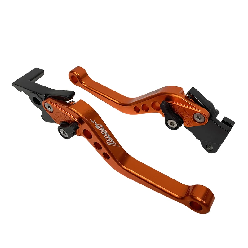 Universelle Motorrad-Kupplungs- und Bremshebel Motorradzubehör Modifizierte Hupe Einstellbarer Handtrommelhebel GY6 Modifikation CNC