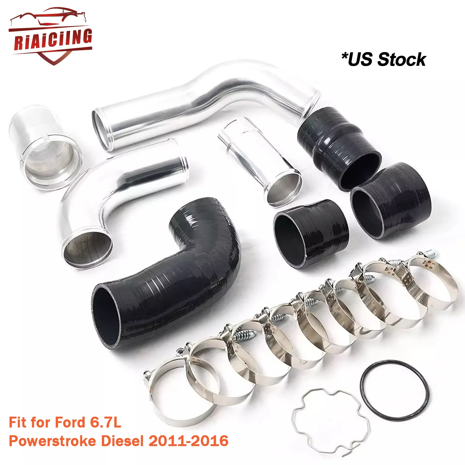 Cold & Hot Side Intercooler Pipe Upgrade for Ford 6.7L Powerstroke Diesel 2011-2016 Cooling System Radiator and Accessories