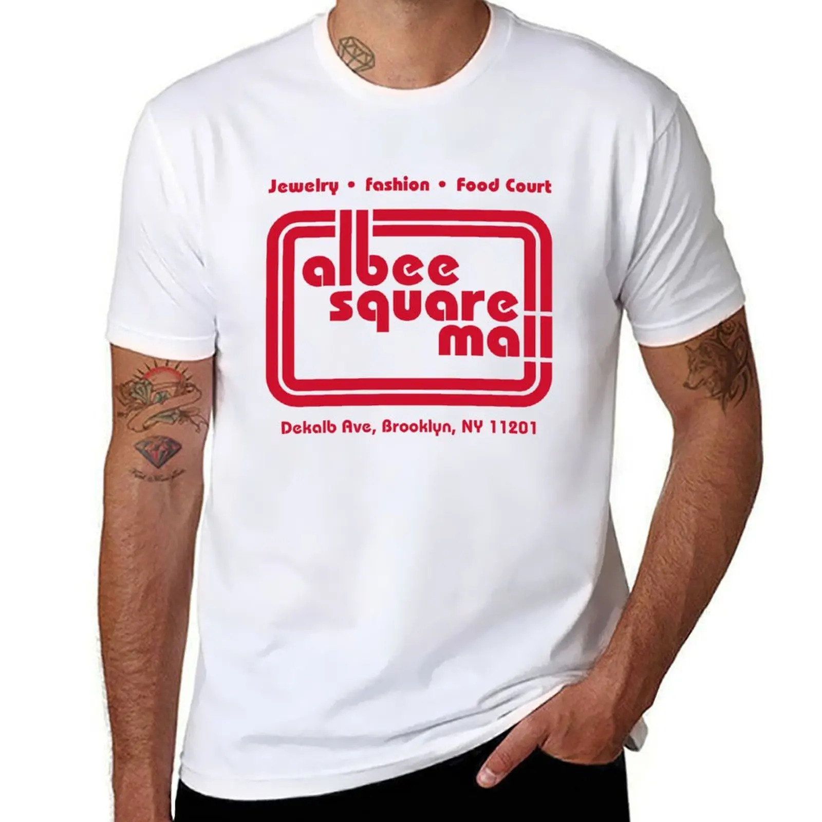

Albee Square Mall T-Shirt man t shirt summer t shirts for man graphic vintage cotton t shirts high quality T-Shirt
