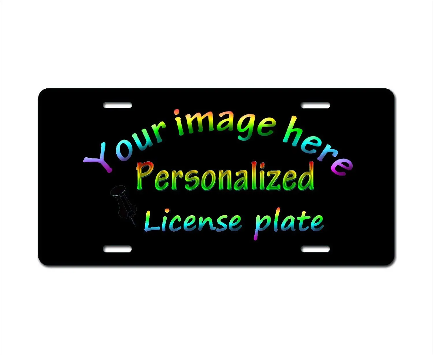 Custom License Plate - Customized License Plates Front Cover for Cars Personalized License Plates Aluminium Novelty Auto Ca sign