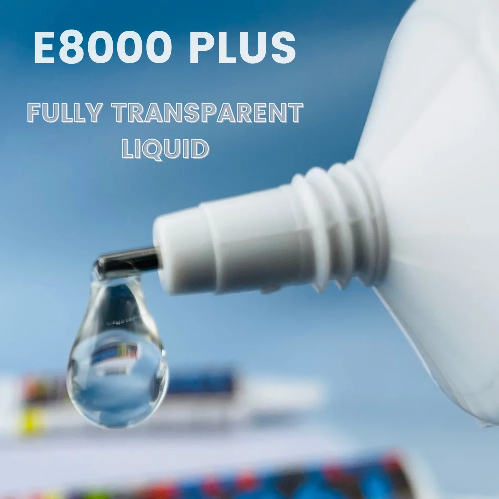 E-8000 Professional Jewelry Adhesive Works On Shoes, Cloth, Fabric, Diamond - E8000 PLUS High Strength, Soft Anti-Vibration Glue