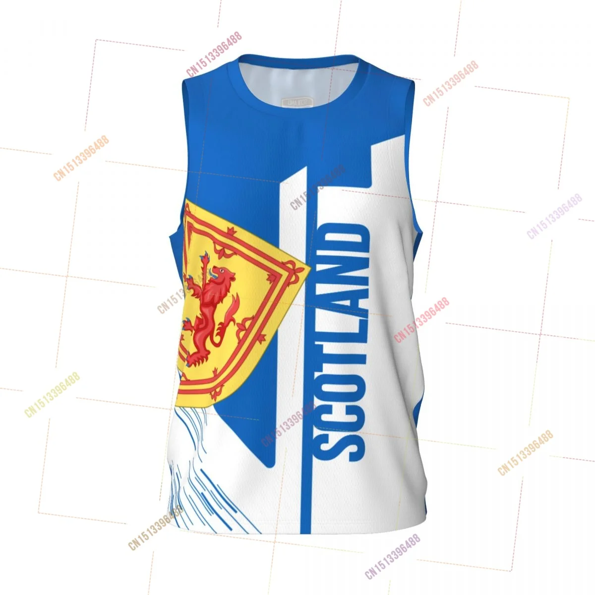 2027 Scotland 3D Flag Sports T-shirts Men Clothing Breathable For Basketball Running Fitness T shirt