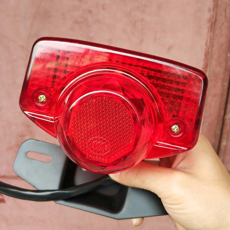 Rear Taillight Brake Light Assembly for Jialing 70 JH70 Motorcycle Direct Replacement Part