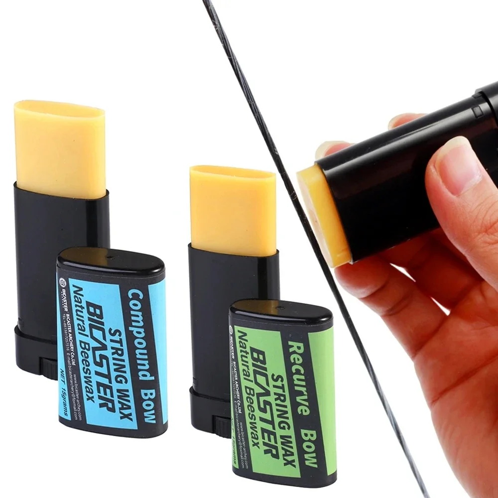 

Воск для стрельбы из лука Bicaster для блочных и изогнутых тетинок Чистый натуральный пчелиный воск Воск для струн ручной работы