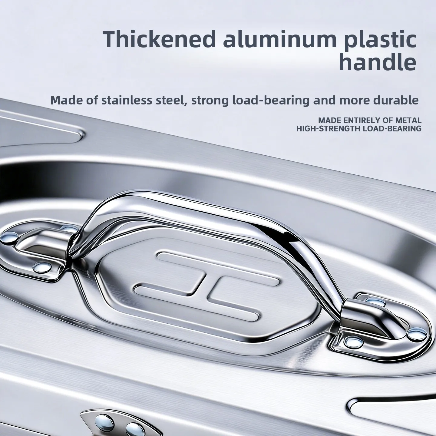 Estuche de Almacenamiento Portátil de Acero Inoxidable, Resistente y Reforzado