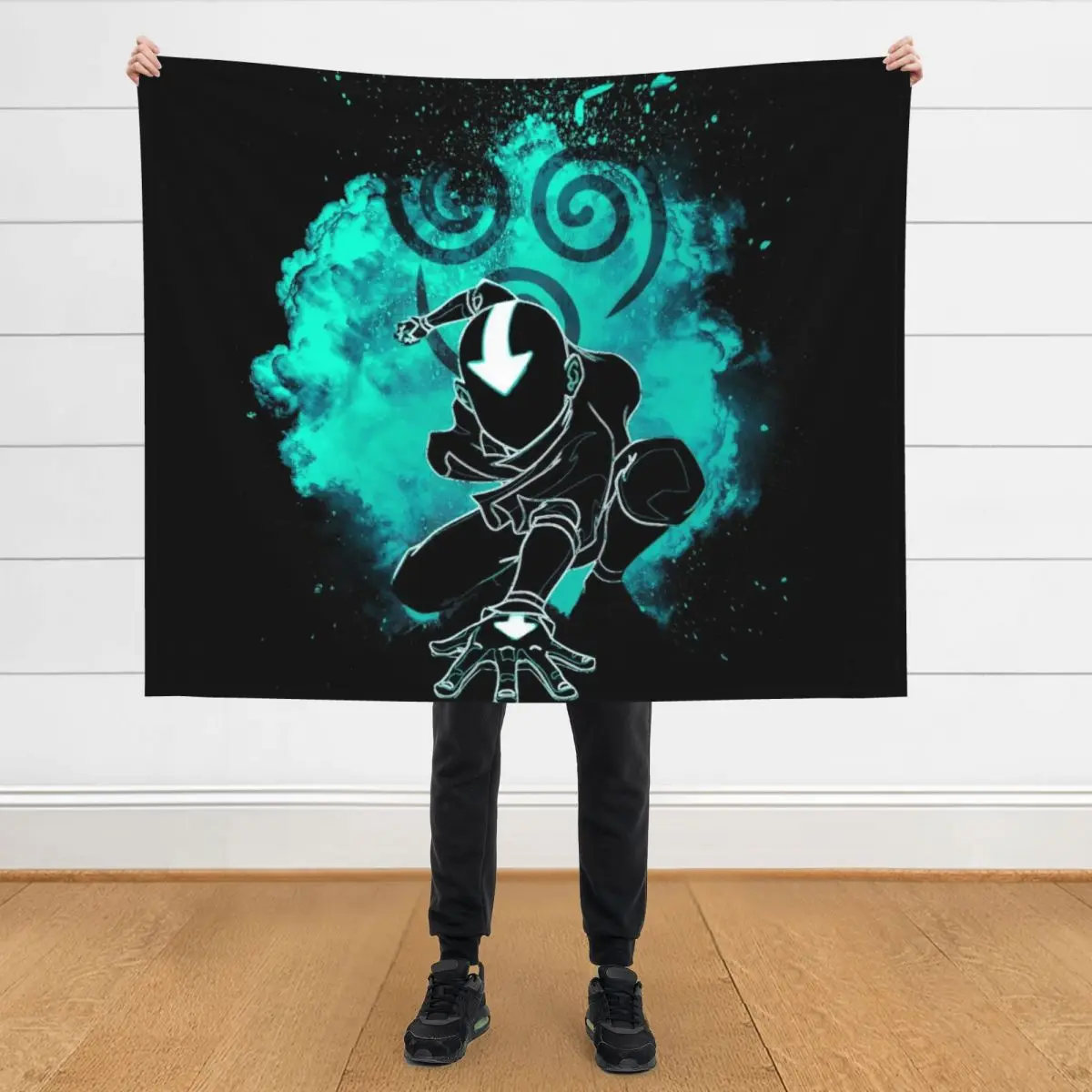 

Soul of the Airbender Throw Blanket Furry Decorative Beds Flannels Blankets