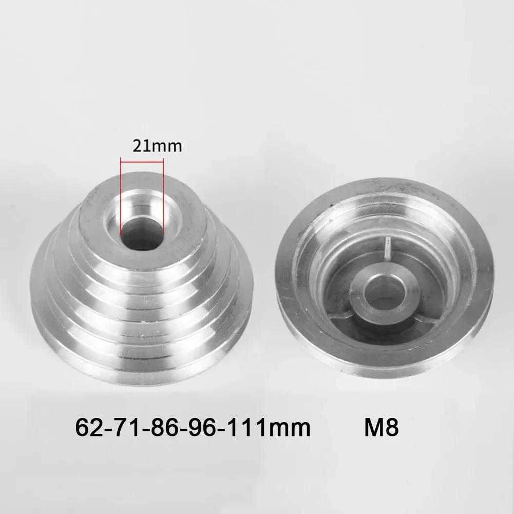 1pc Pagoda Puleggia Ruota Ruota di Trasmissione In Alluminio Per Trapano Da Banco Z4116 Dimensioni 14mm 18mm 21mm Per Strumento Puleggia a forma di V