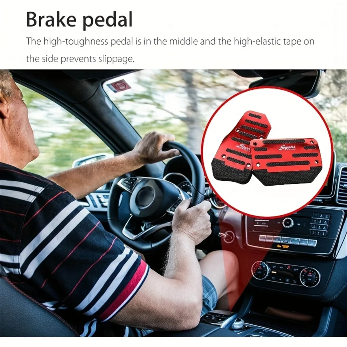 1set Car Pedal Protection Cover Car Brake Accelerator Pedal Manual Gear Pedal for Car Universal Pedal Accesorios Para Vehículos