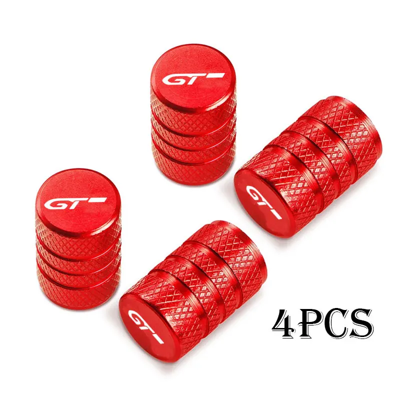 Car Wheel Tire Valve Caps Tyre Stem Covers Airdust Waterproof For Peugeot GT GTLine RCZ 308 508 3008 5008 Accessories